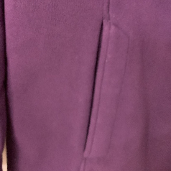 Athleta Medium coat purple fleece - Picture 3 of 7